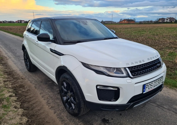 Land Rover Range Rover Evoque cena 84400 przebieg: 76000, rok produkcji 2017 z Lubomierz małe 301